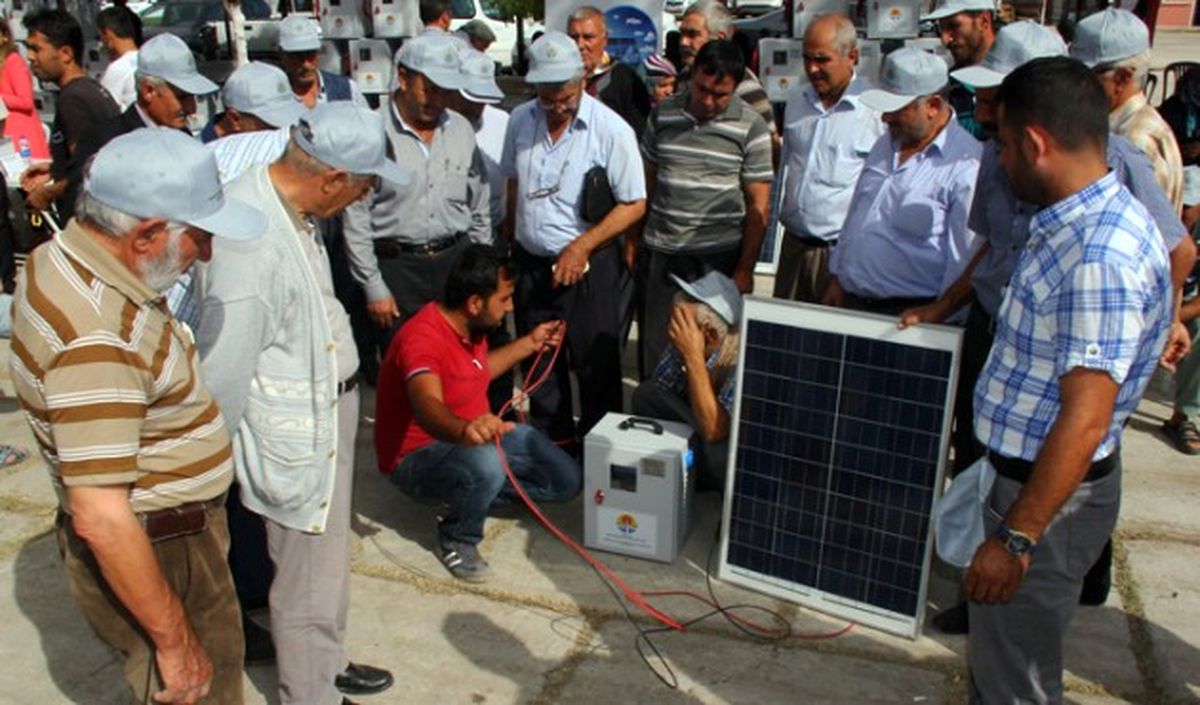 Yetiştiricilere Güneş Paneli Desteği
