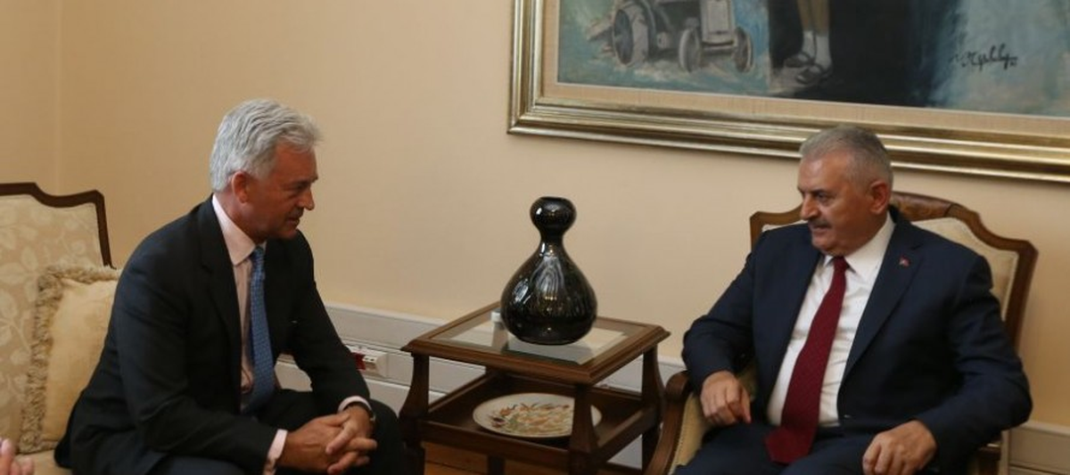 Yıldırım, İngiliz Bakan Duncan\'ı Kabul Etti