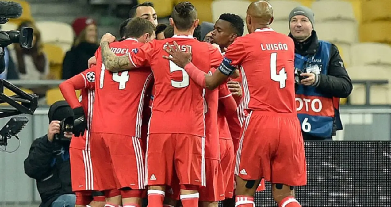 Benfica Deplasmanda Dinamo Kiev\'i 2-0 Yendi