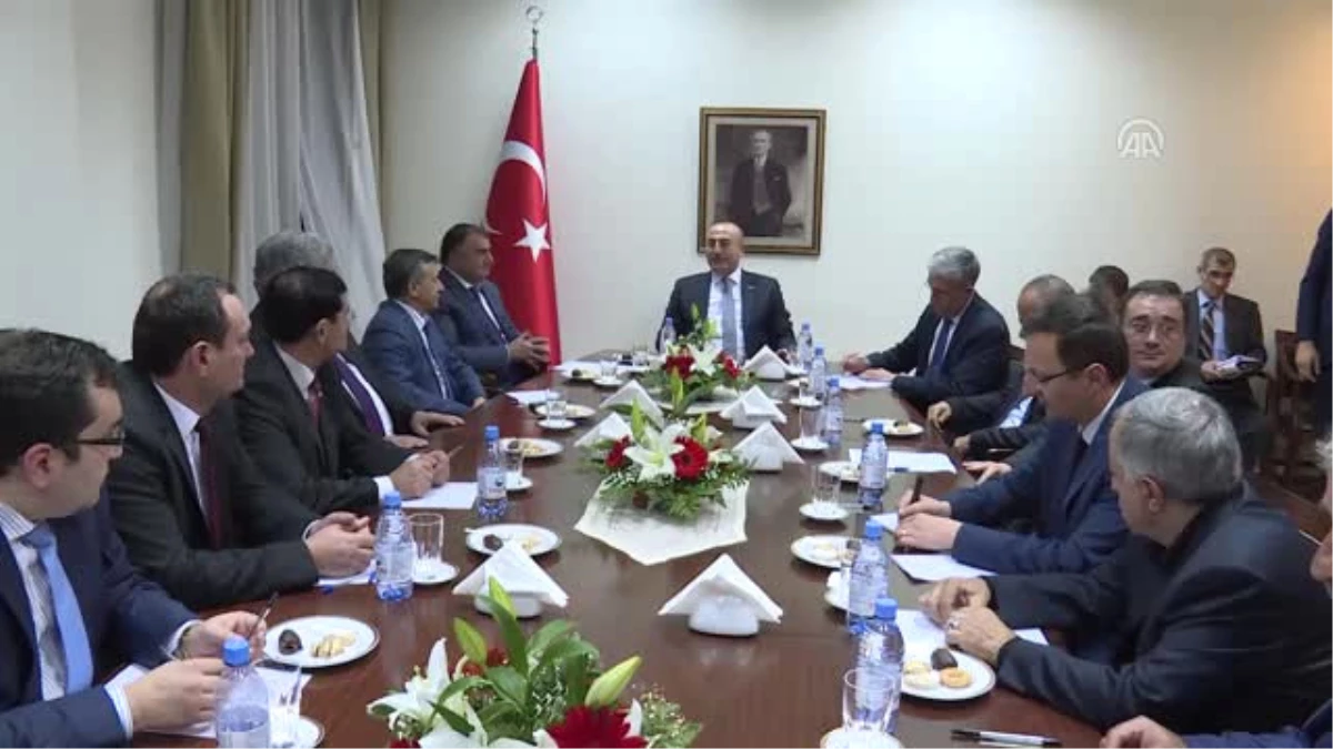 Dışişleri Bakanı Çavuşoğlu, Kazak Mevkidaşı Ile Görüştü