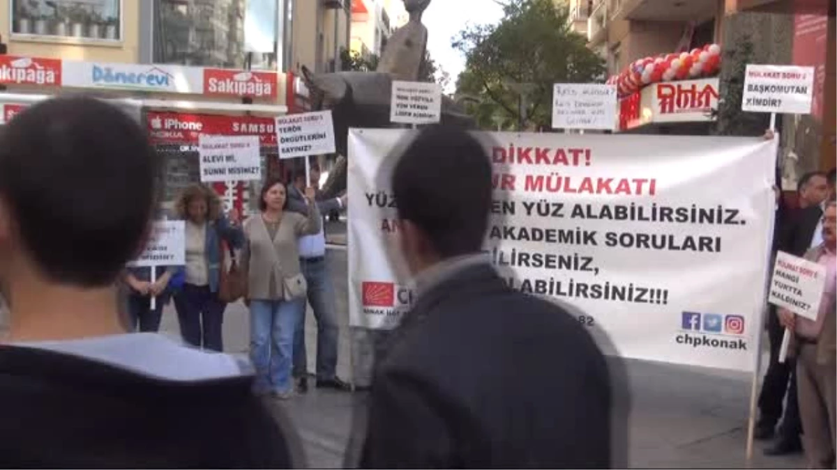 Izmir CHP\'liler Mülakat Sorularını Eleştirdi