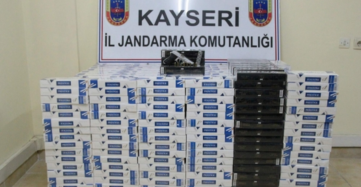Kayseri\'de Kaçak Sigara Operasyonu