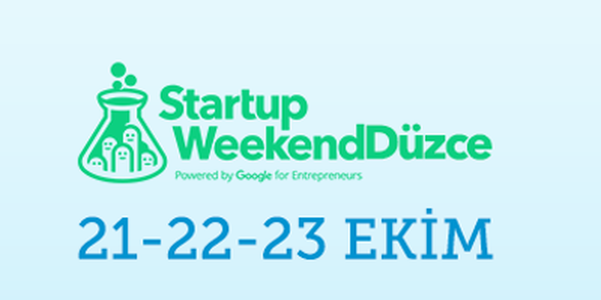 Startup Weekend Duzce 10/16