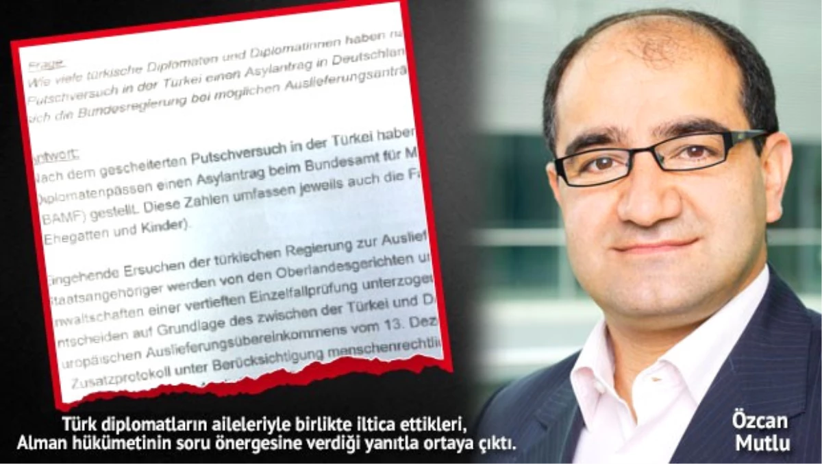 Diplomatik Pasaportlu 35 Kişi Almanya\'ya İltica Etti\'