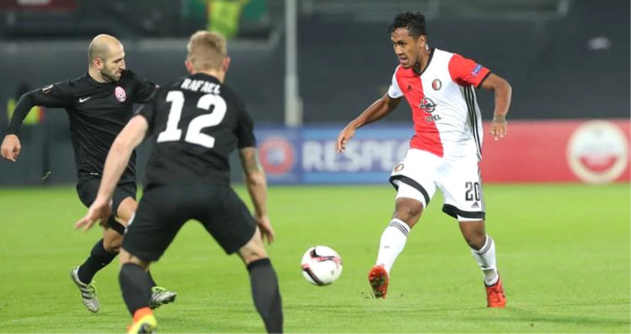 Feyenoord, Zorya Luhansk\'ı 1-0 Yendi