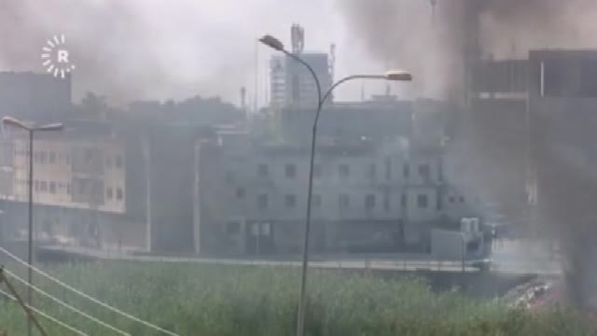 Işid Kerkük\'e Saldırdı... Çatışma Anları Kamerada...