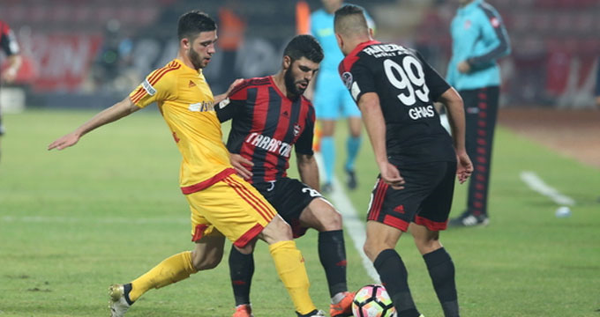 Deniz Türüç 2 Gol Attı, Kayserispor Deplasmanda Gaziantepspor'u 2-1 Yendi