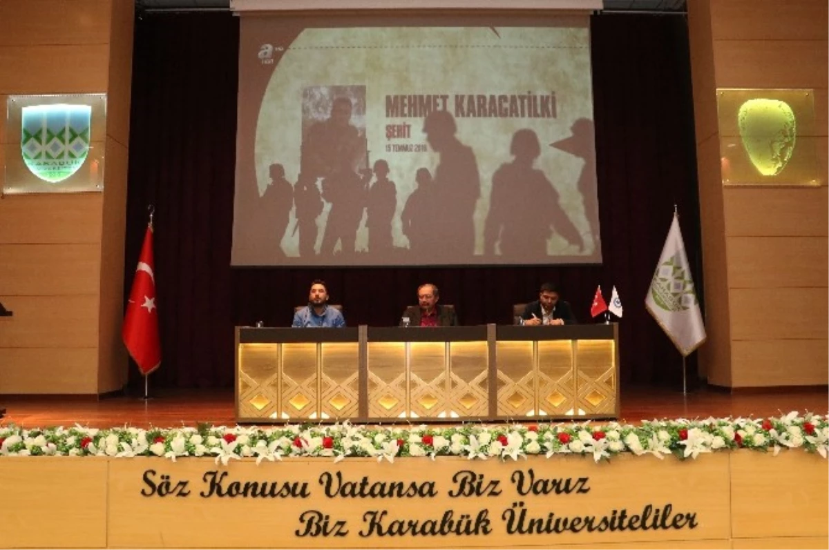 Kbü\'de "Direnişten Dirilişe 15 Temmuz Şehitleri Anma Konferansı"