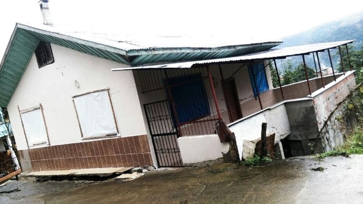 Rize\'de 7 Ev Heyelan Tehlikesi Nedeniyle Boşaltıldı