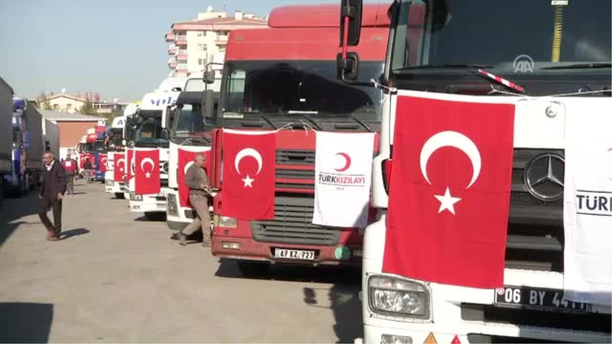 Türk Kızılayı\'nın Musul\'a Göndereceği 500 Tonluk Insani Yardım - Kınık (1)