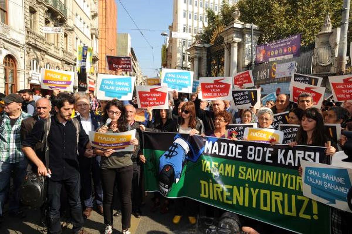 Çevreci Kuruluşlardan Madde "80. Madde" Tepkisi