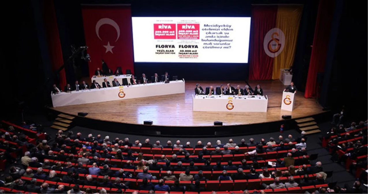 Son dakika... Galatasaray Genel Kurulu\'nda Riva ve Florya Arazisinin Satışı İçin Onay Çıktı