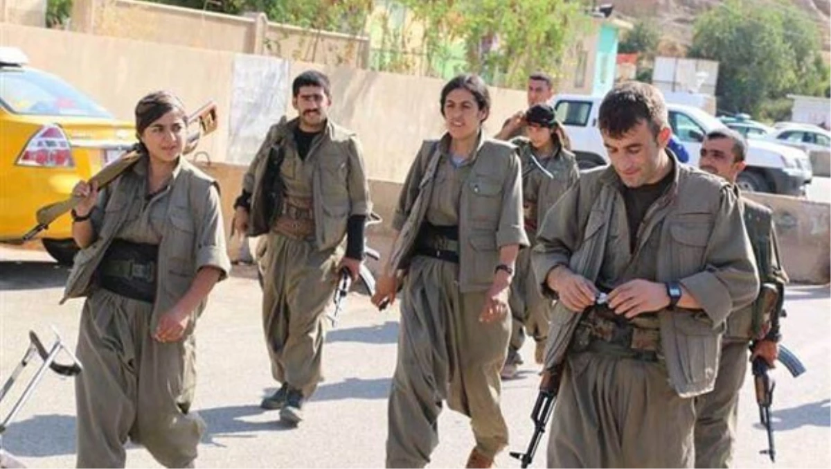 İha: PKK\'lı Teröristlerin Kerkük\'te Çekilmiş Fotoğrafları Yayınlandı