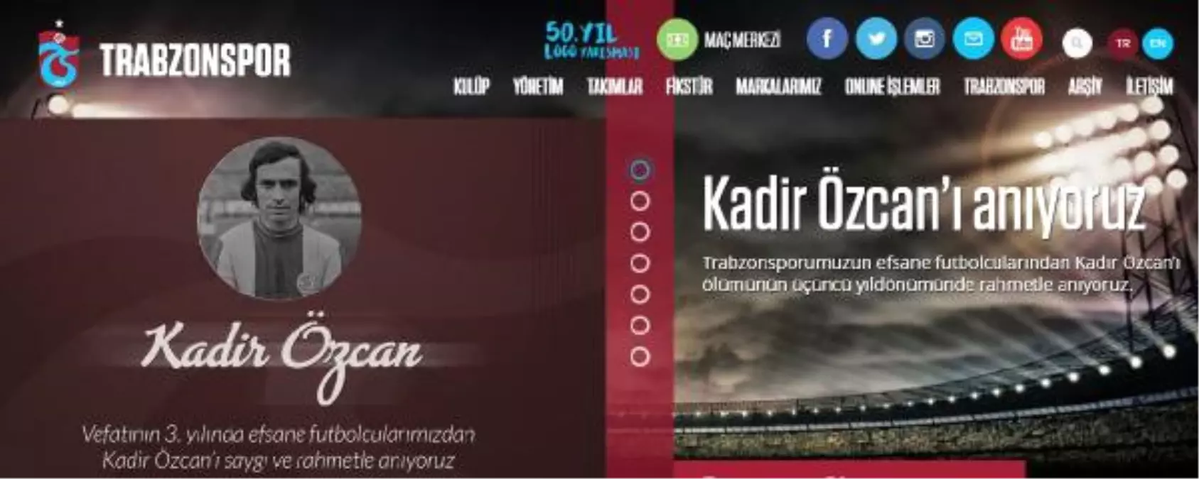 Trabzonspor, Kadir Özcan\'ı Andı