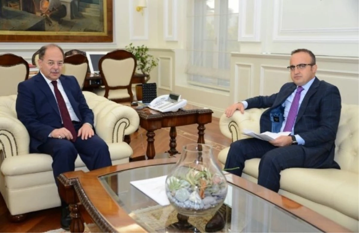 Turan Sağlık Bakanı Akdağ ile Çanakkale Yatırımlarını Görüştü
