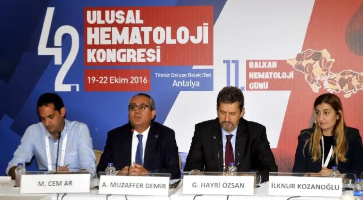 Ulusal Hematoloji Kongresi Belek\'te Yapıldı