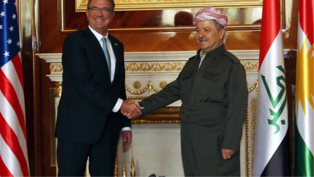 ABD Savunma Bakanı Carter Barzani\'yi Ziyaret Etti