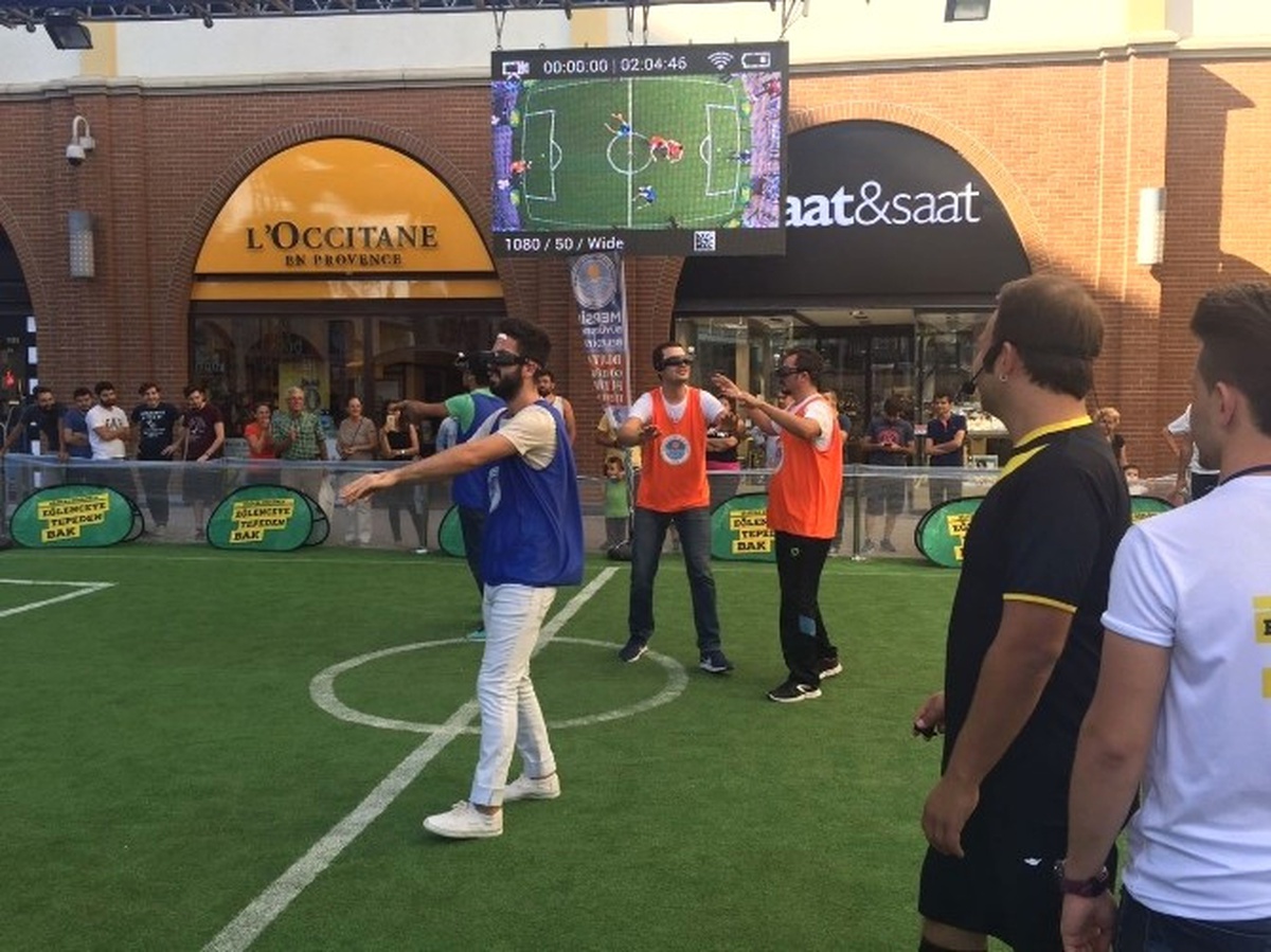 Dijital Futbol Turnuvası" Renkli Görüntülere Sahne Oldu
