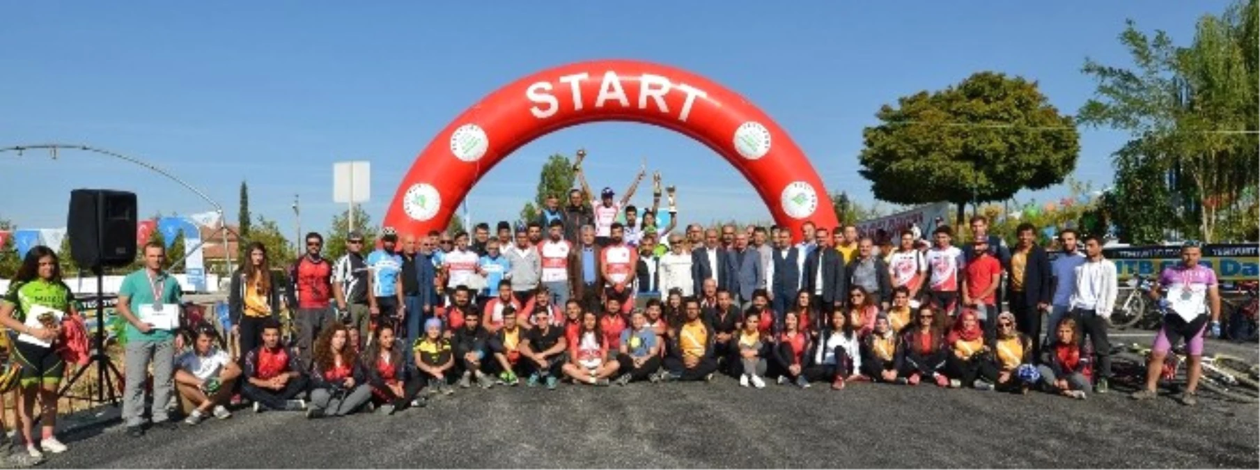 Ulusal Mtb Cup (Dağ) Bisiklet Yarışmasında Milli Sporcuların Mücadelesi Nefesleri Kesti