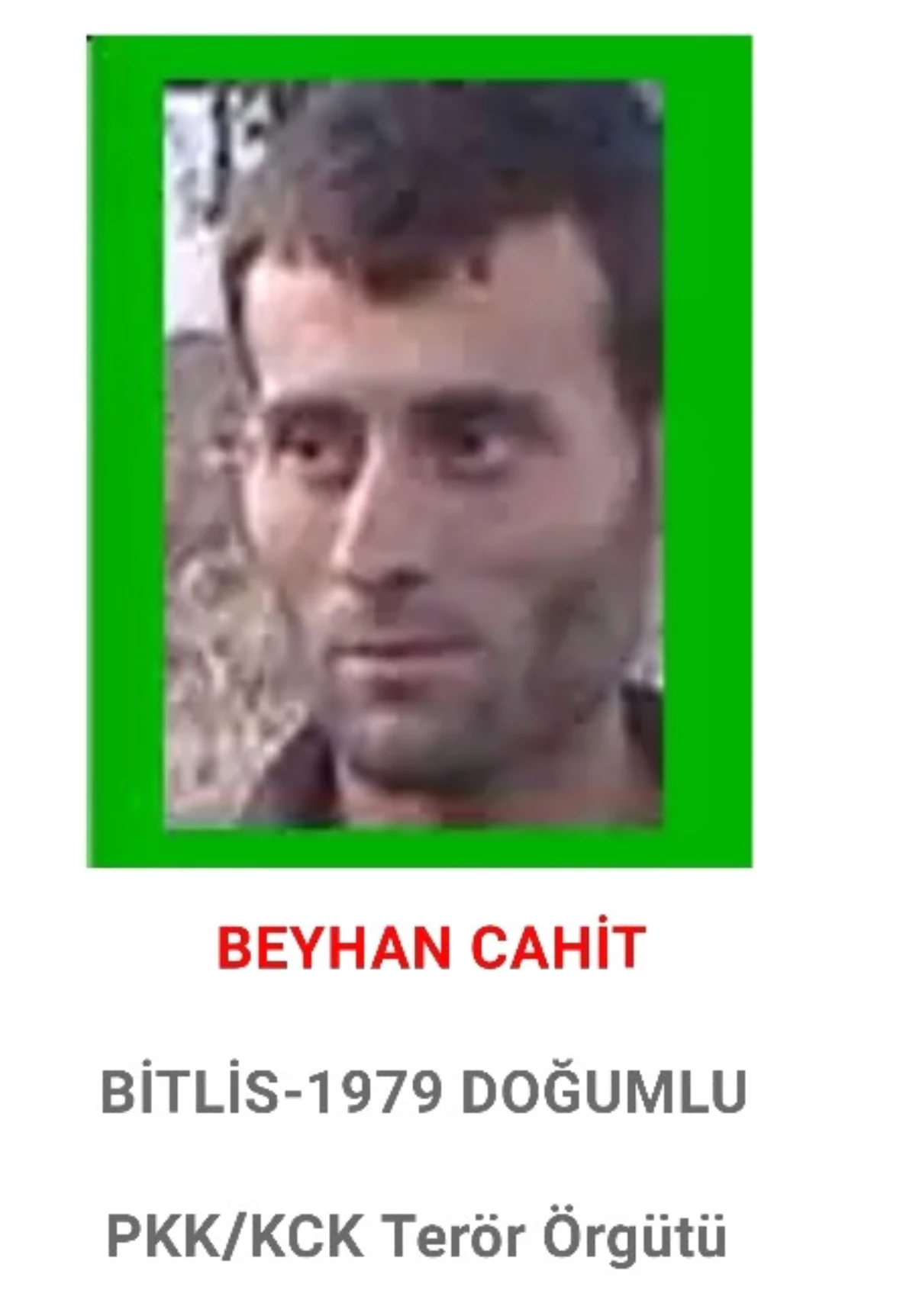 Başına 1 Milyon TL Ödül Konulan Terörist Bitlis\'te Öldürüldü
