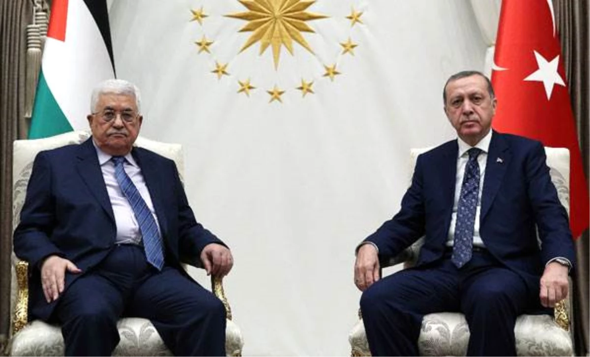 Cumhurbaşkanı Erdoğan ile Filistin Devlet Başkanı Abbas Görüştü
