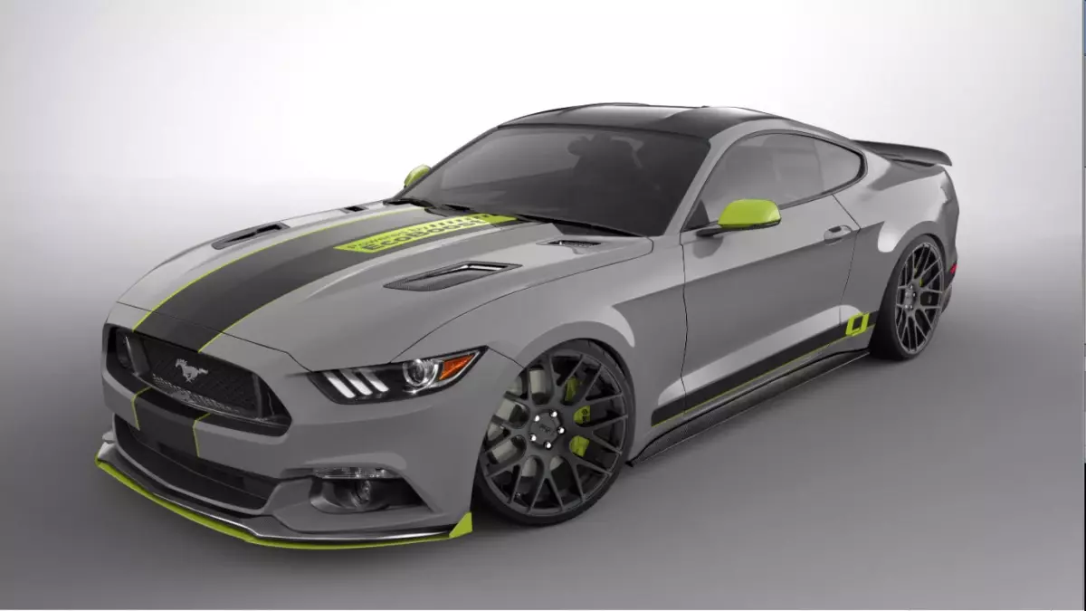 Ford Mustang ile Sema Fuarı\'na Hazırlanıyor