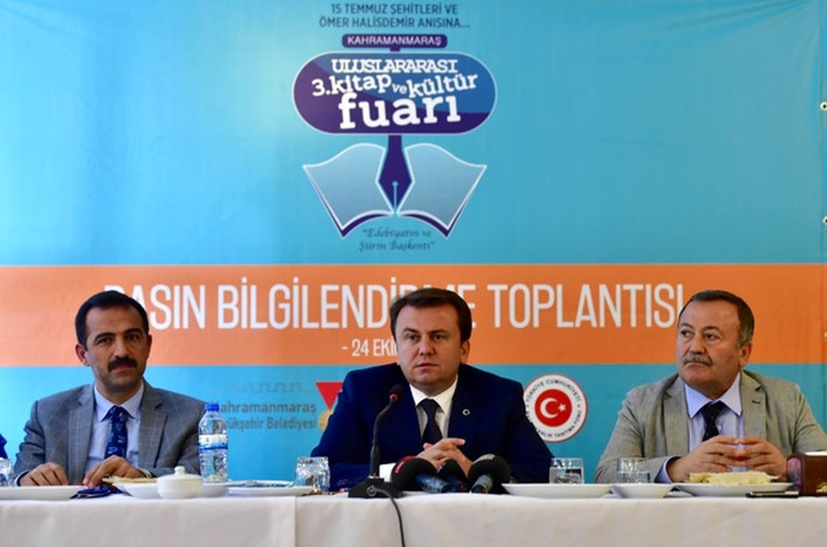 Kahramanmaraş\'ta Uluslararası 3. Kitap ve Kültür Fuarı