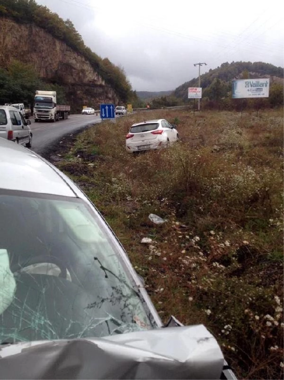 Zonguldak\'ta 3 Araçlı Kaza: 6 Yaralı