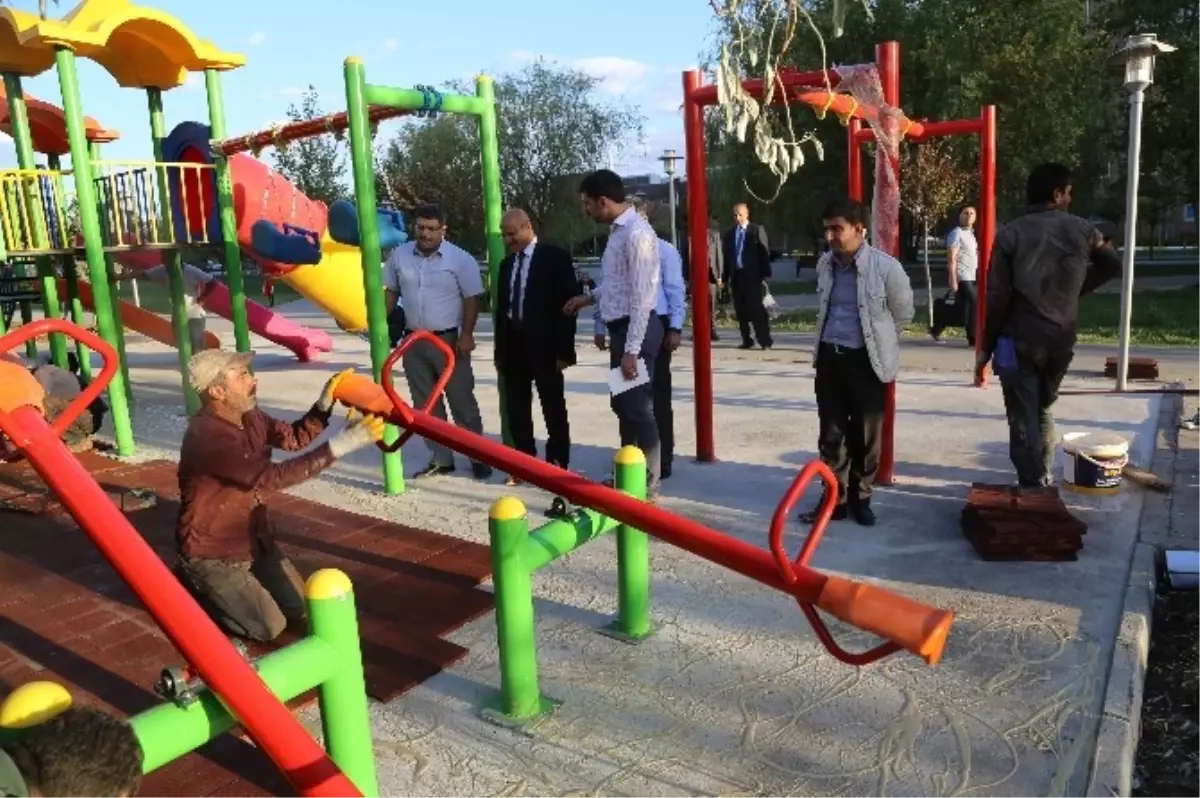 Çocuk Hastanesi\'ne Oyun Parkı Kuruldu