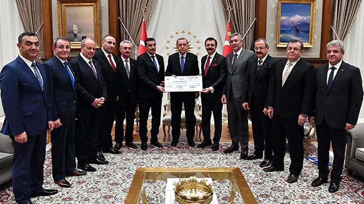 Cumhurbaşkanı Erdoğan\'ın Kabulü