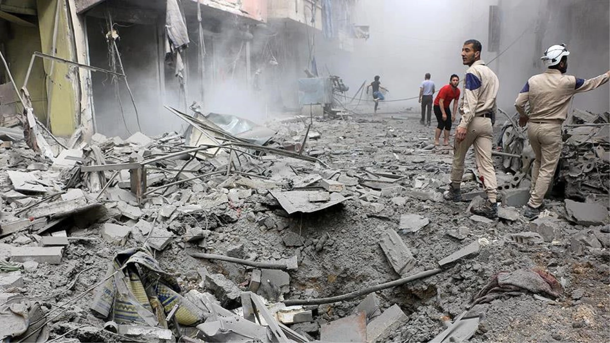 Halep\'te Yerleşim Yeri Bombalandı
