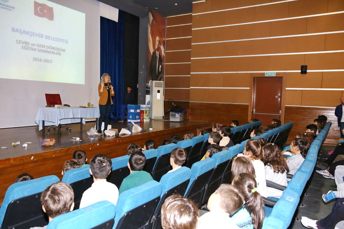 Başakşehir\'de 7 bin öğrenciye çevre ve geri dönüşüm eğitimi