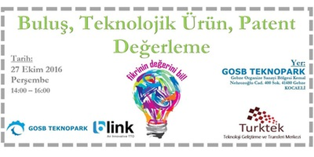 Buluş, Teknolojik Ürün ve Patent Ticarileştirme Semineri Iı