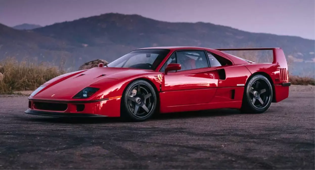 Ferrari F40 Özel Jantlara Kavuştu