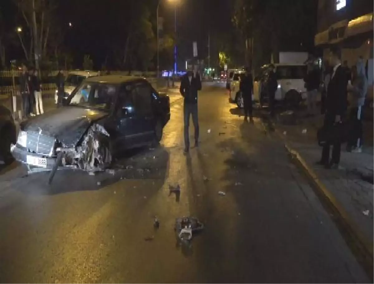 Trafik Kazası Güvenlik Kameralarına Yansıdı