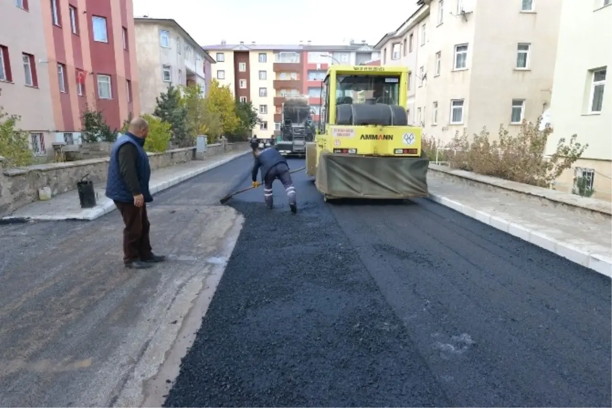 Yeşil Sokaklara Asfalt Yapılıyor