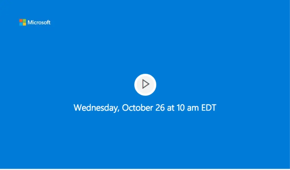26 Ekim Microsoft Windows 10 Etkinliği Canlı Yayın
