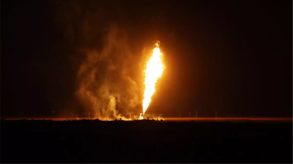 Ağrı\'da Doğalgaz Hattında Patlama