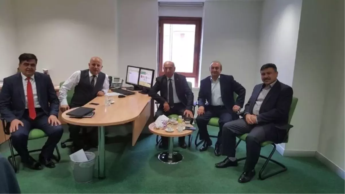 Başkan Yalçın\'dan Bayrakçı\'ya Ziyaret