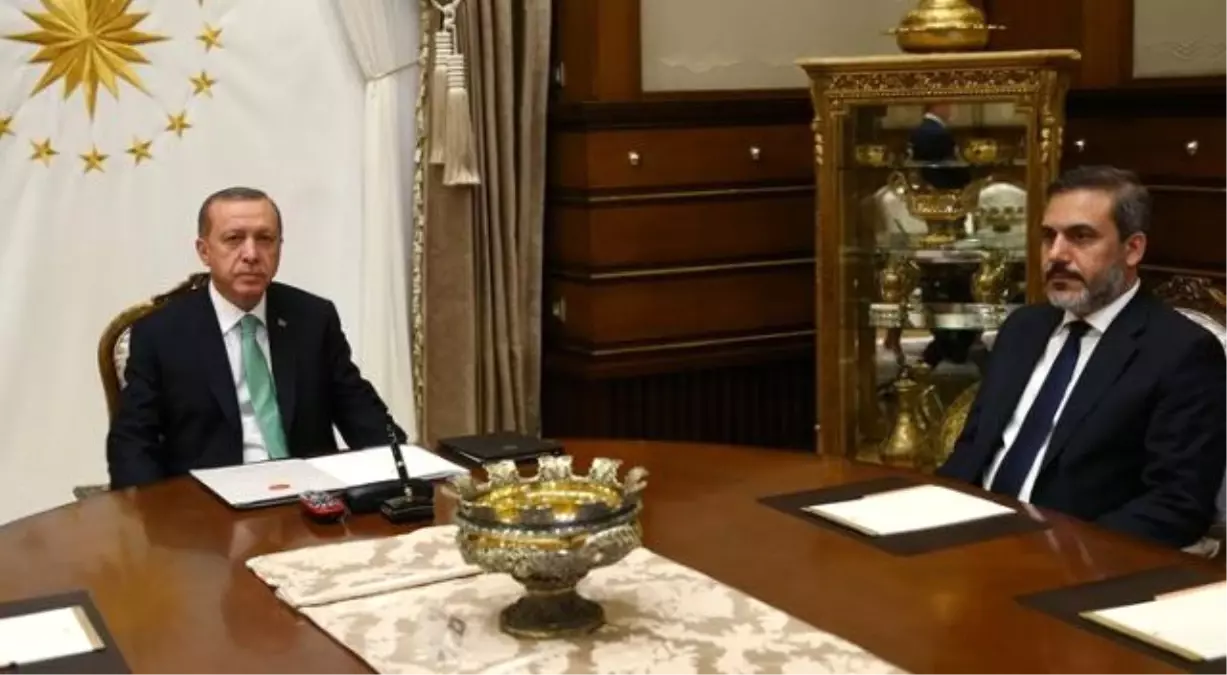 Cumhurbaşkanı Erdoğan, MİT Müsteşarı Fidan\'ı Kabul Etti