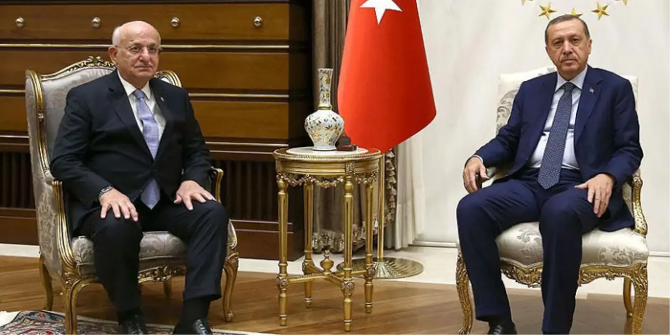 Cumhurbaşkanı Erdoğan, TBMM Başkanı Kahraman\'ı Kabul Etti