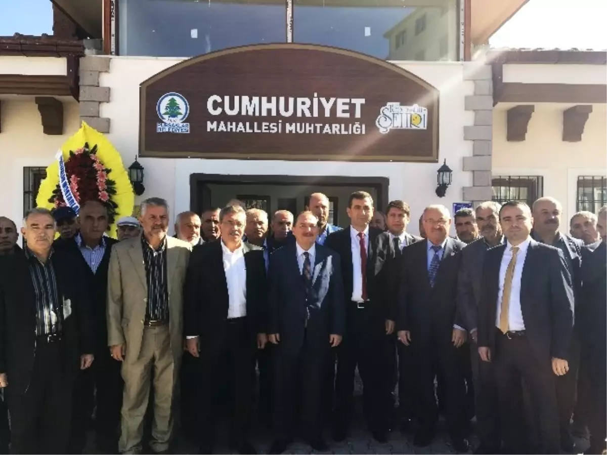 Cumhuriyet Mahallesi Muhtarlık Binası Hizmete Açıldı