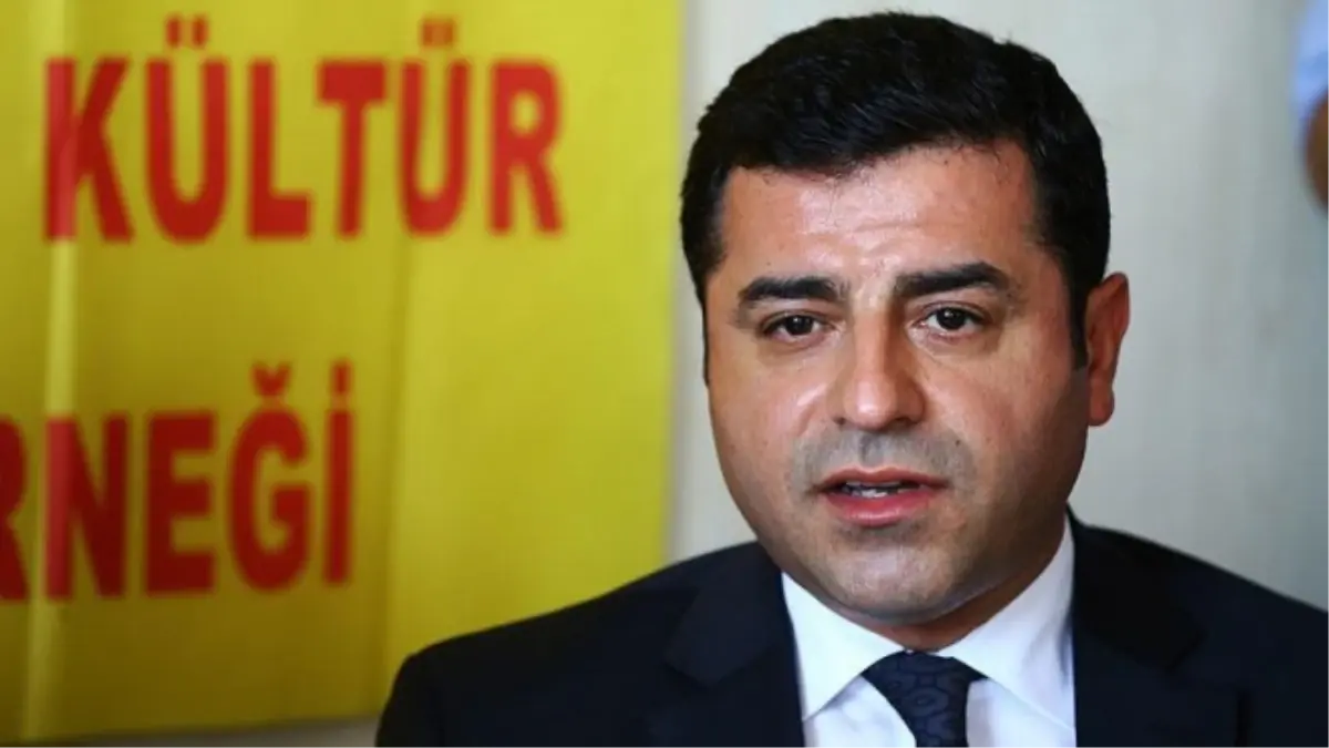 Demirtaş\'a Soruşturma