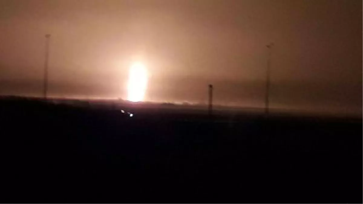 Doğubayazıt\'ta Doğalgaz Boru Hattında Patlama