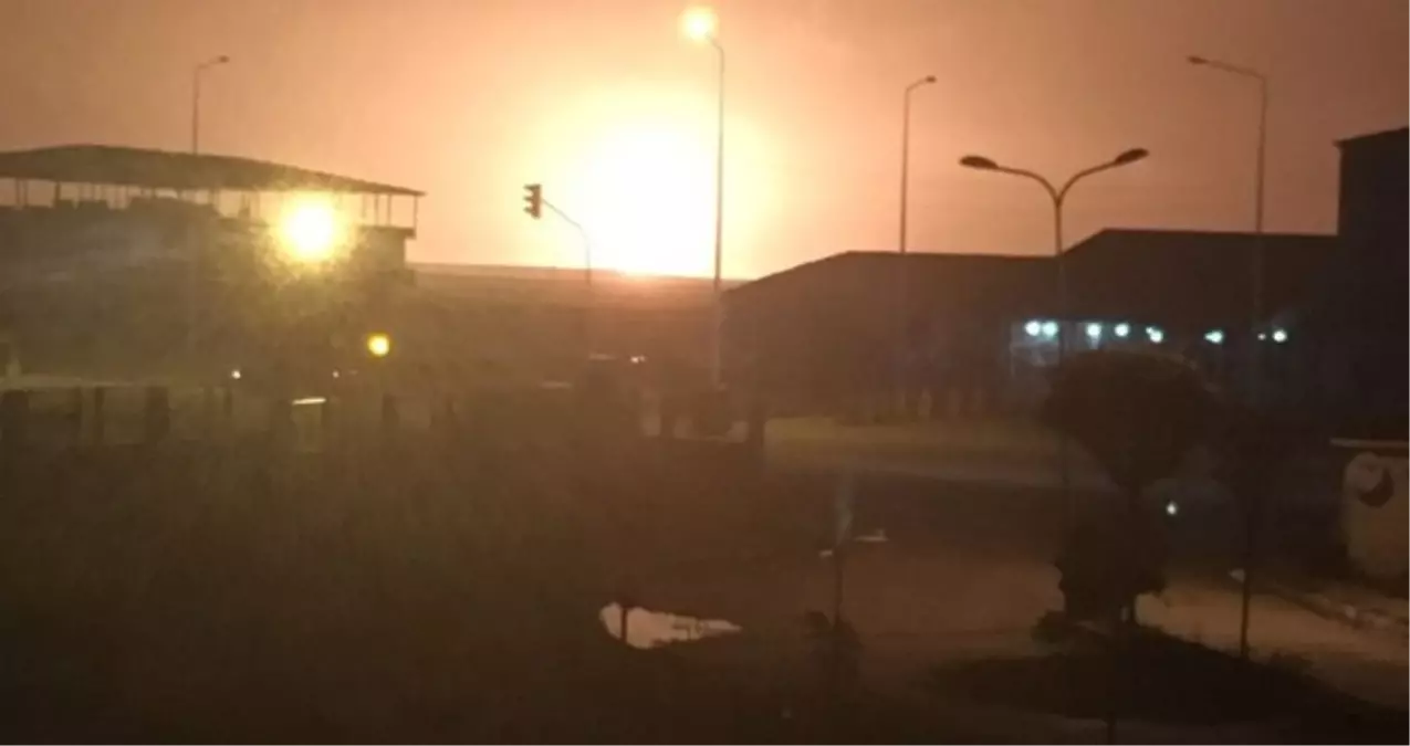 Son Dakika! Doğubayazıt\'ta Doğal Gaz Boru Hattında Patlama Yaşandı