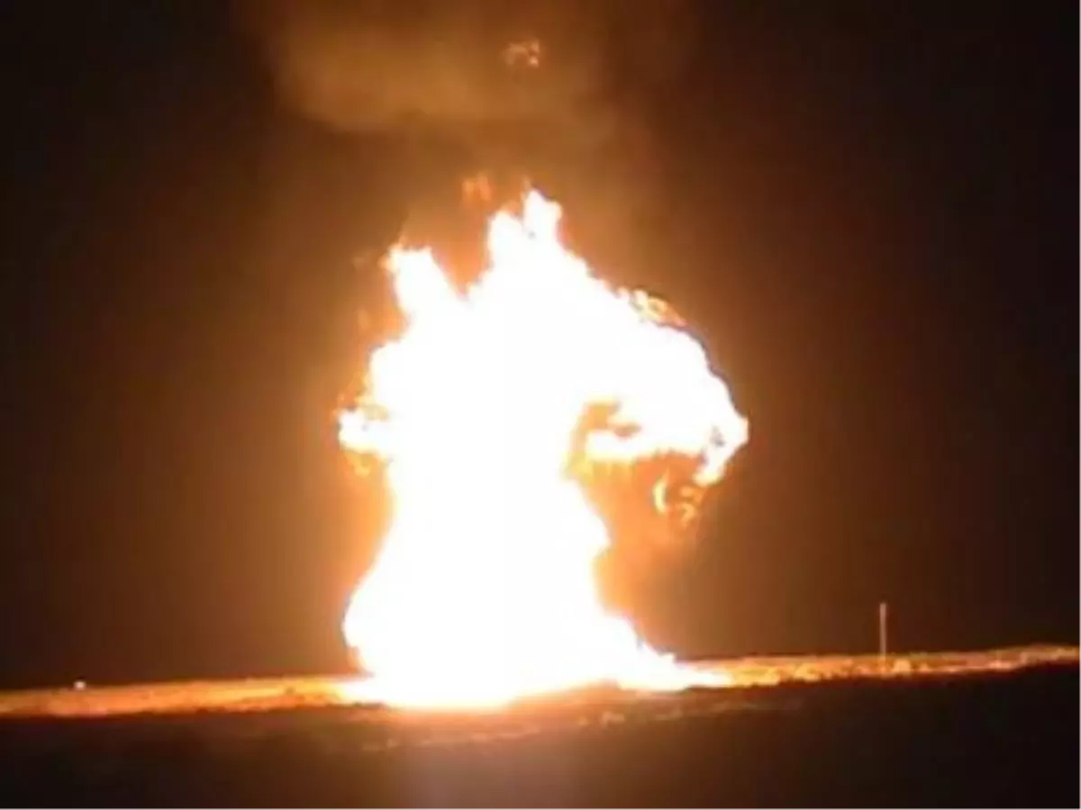 Doğubayazıt\'ta Doğalgaz Boru Hattında Patlama