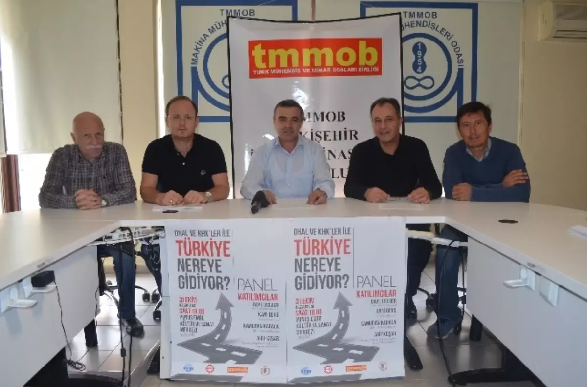 Eskişehir\'de "Ohal ve Khk\'ler ile Türkiye Nereye Gidiyor" Konulu Panel Düzenlenecek