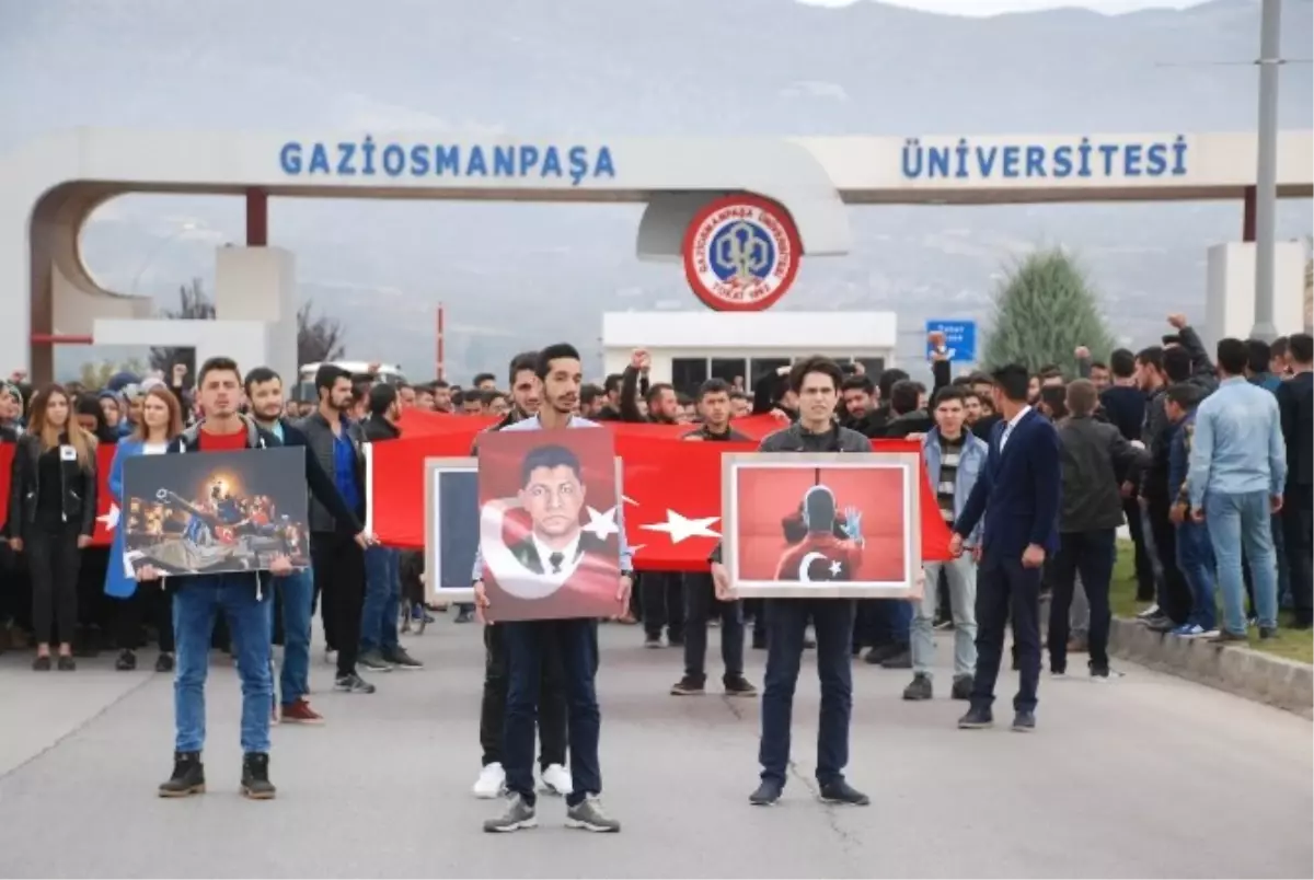 Tokat\'ta 15 Temmuz Yürüyüşü