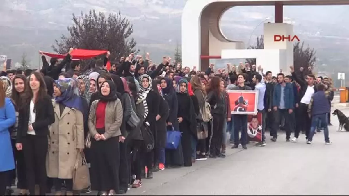 Tokat Üniversite Öğrencileri Ömer Halisdemir Için Yürüdü