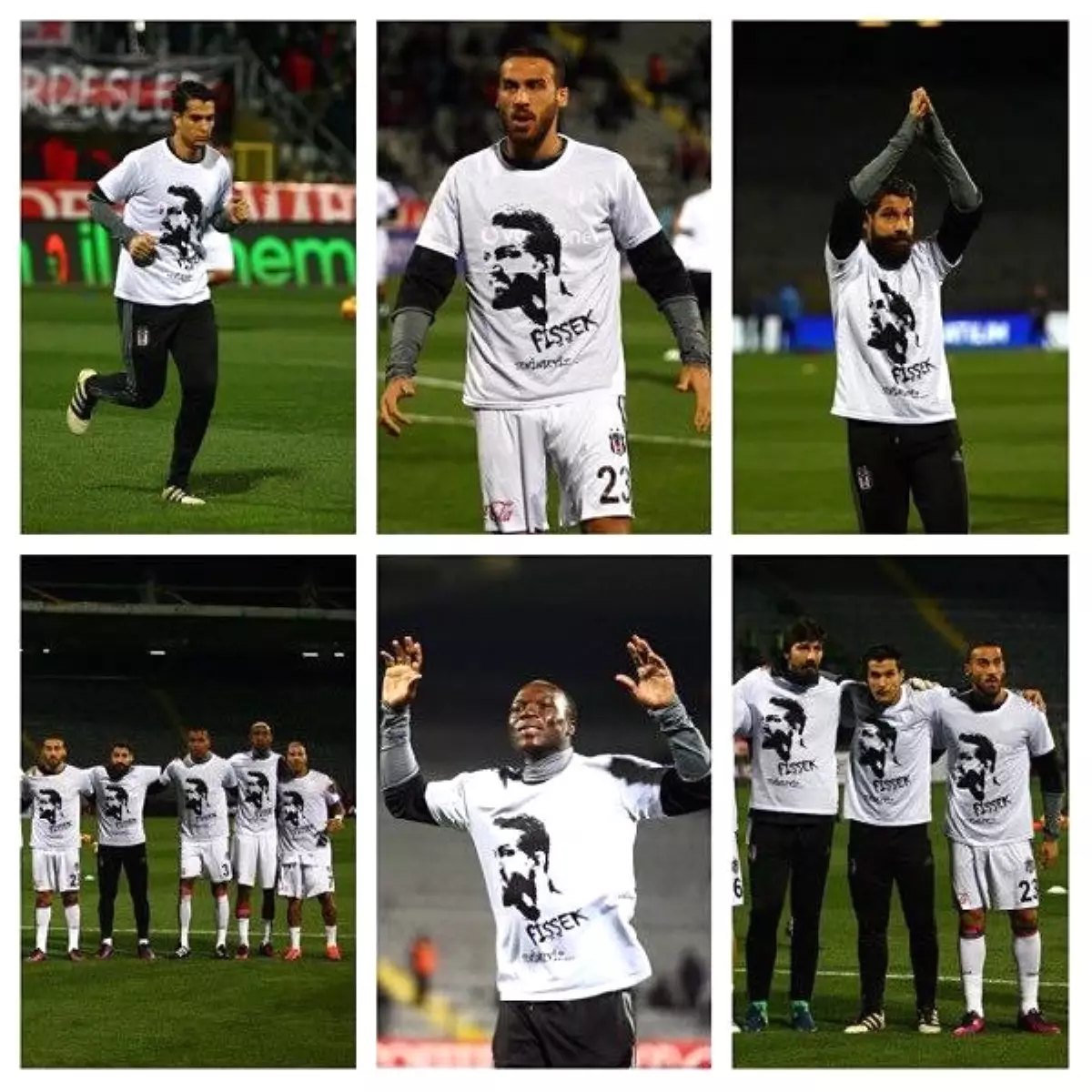 Beşiktaşlı Futbolculardan Caner Erkin\'e Destek